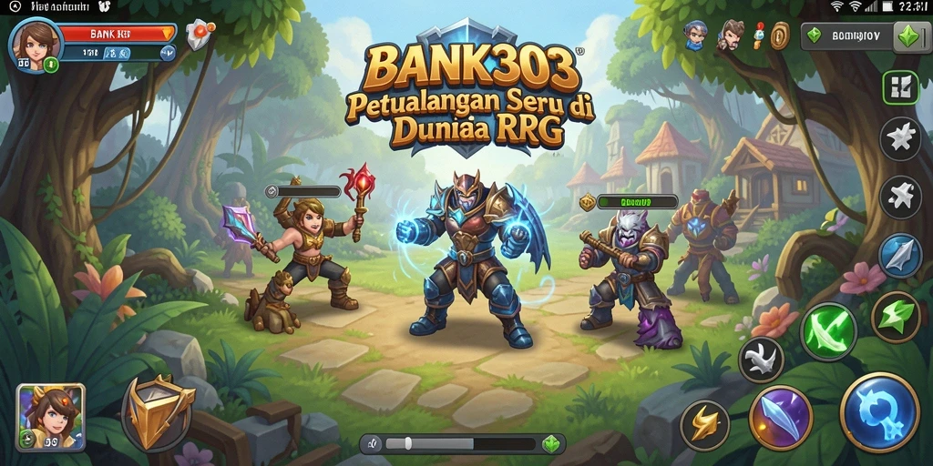Tampilan gameplay RPG yang mendalam dan seru.