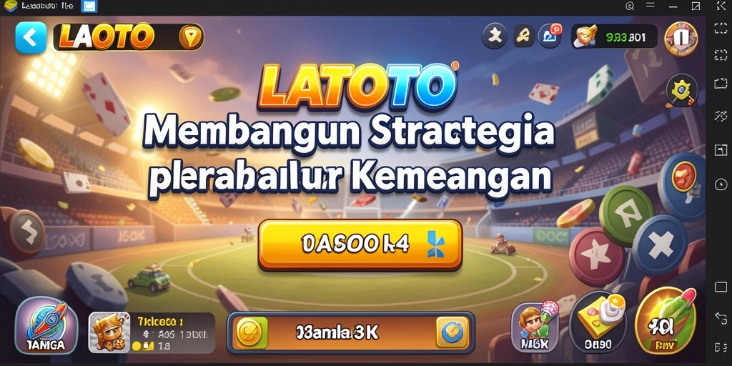 Tampilan gameplay LATOTO yang menegangkan dan penuh strategi.