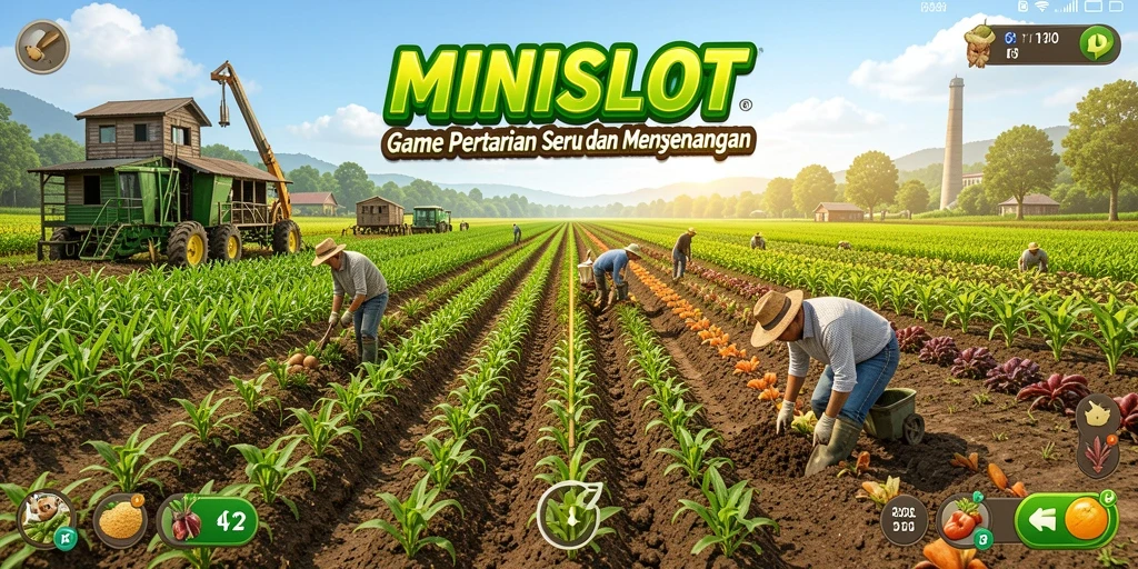 Tampilan gameplay MINISLOT yang seru dan penuh warna.