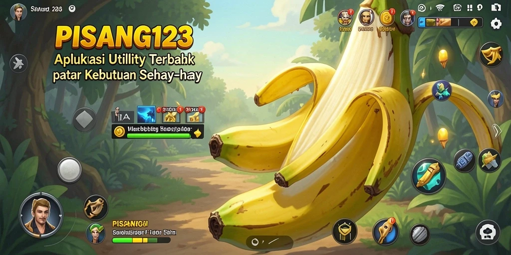 Screenshot PISANG123 menampilkan antarmuka pengguna yang intuitif.