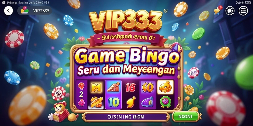 Tampilan menarik dari gameplay Bingo di VIP333.